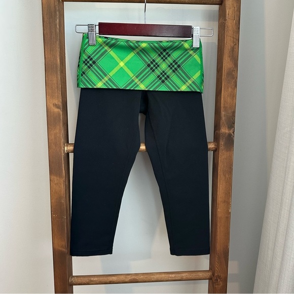 Y2K Original Lululemon Fold Over Waist Cropped Legging - Picture 1 of 6